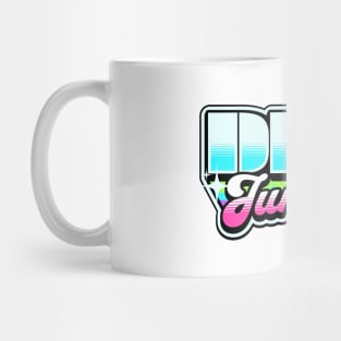 DNB - Junglist Y2K Rainbow Drop Shadow (pink/blue) Mug